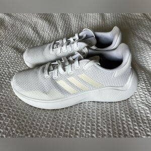 Adidas: Women's Cloudform Comfort All White Sneakers: Size US 9